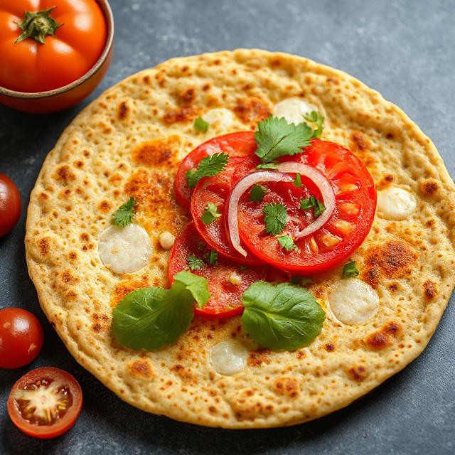Tomato Onion Uttapam